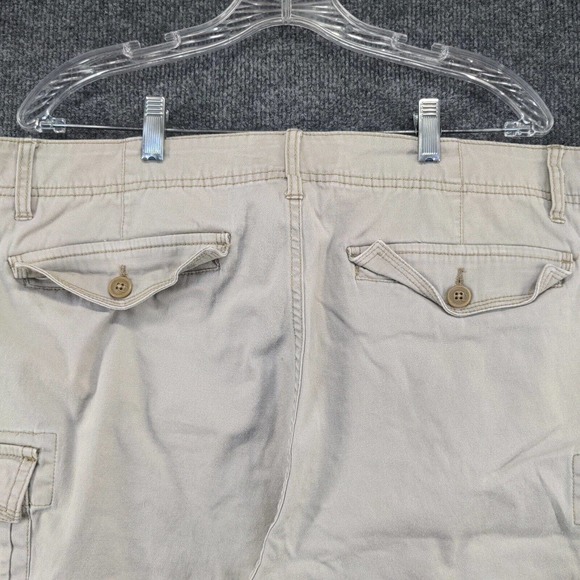 Iron Co Mens Cargo Shorts Tan Size 40 Cotton Blend Pockets Outdoor - Picture 8 of 15